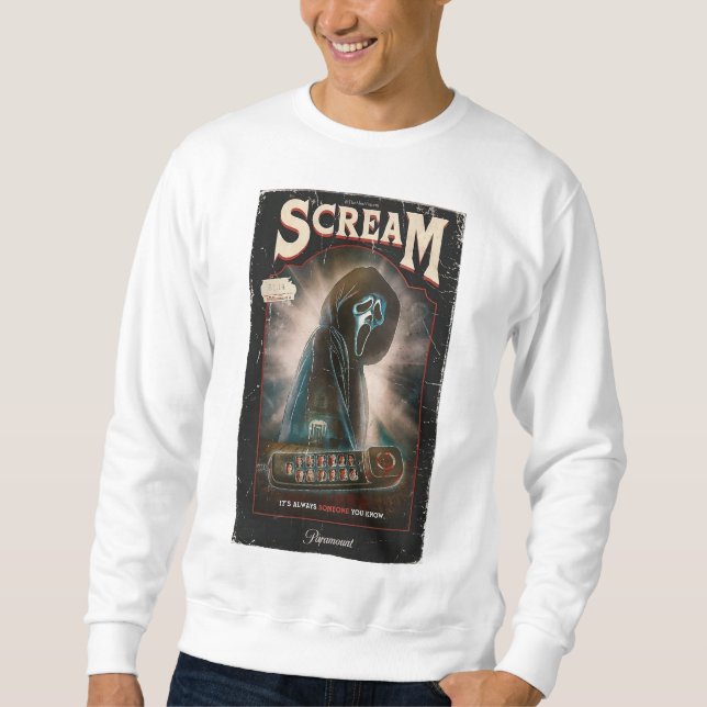 Sweatshirt Scandale Scandale Fantôme Tueur Visage (Devant)