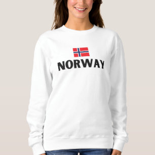 Sweatshirt Scandinavie nordique moderne Drapeau Pays Souvenir