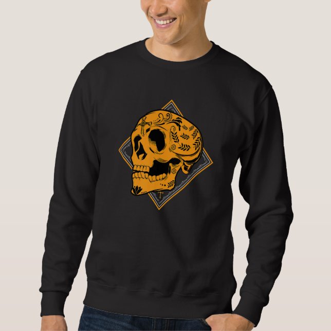 Sweatshirt Scary Calavera Halloween (Devant)