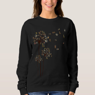 Sweatshirt Scatter Love Rottweiler Dandelion Chien Maman Mama