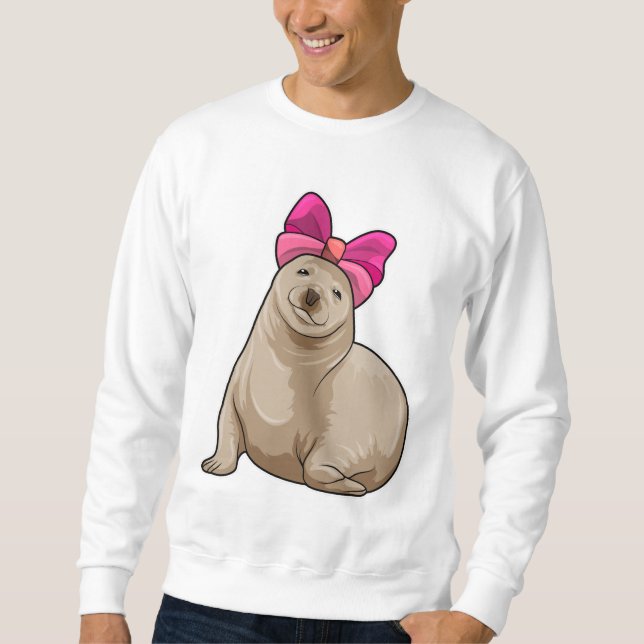 Sweatshirt Sceau avec ruban (Devant)