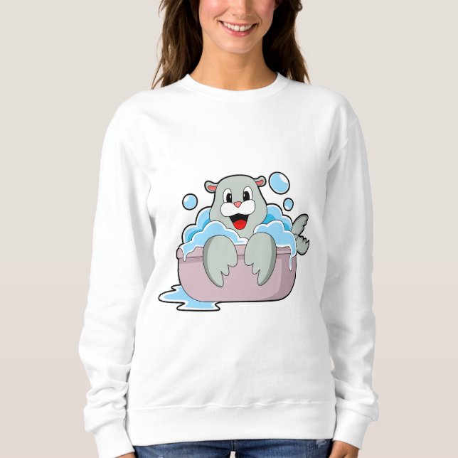 Sweatshirt Sceau dans la baignoire (Devant)