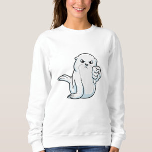 Sweatshirt Sceller avec désapprobation