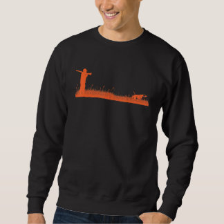 Sweatshirt Scène de chasse d'hommes avec chiens Graphique de