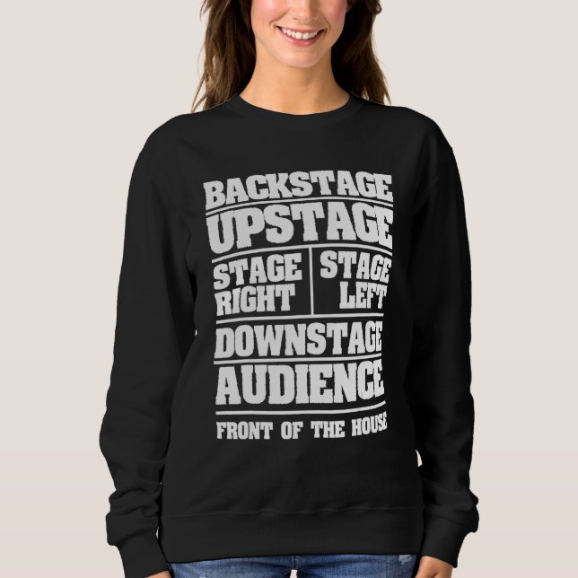 Sweatshirt Scène Théâtre Opéra Maison Anatomie Drame Artiste  (Devant)