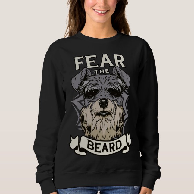 Sweatshirt Schnauzer dog (Devant)
