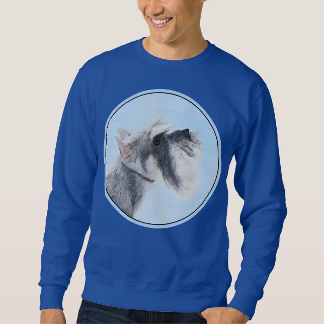 Sweatshirt Schnauzer (Giant, Standard) Peinture - Chien Art (Devant)