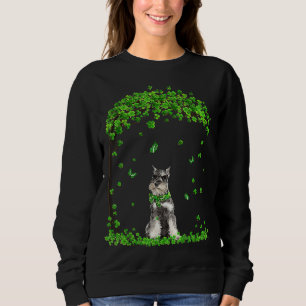 Sweatshirt Schnauzer Jour de la Saint Patrick Lover Irish Sha