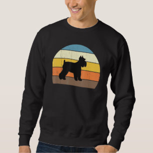 Sweatshirt Schnauzers miniature cool Retro Sunset - Great Own