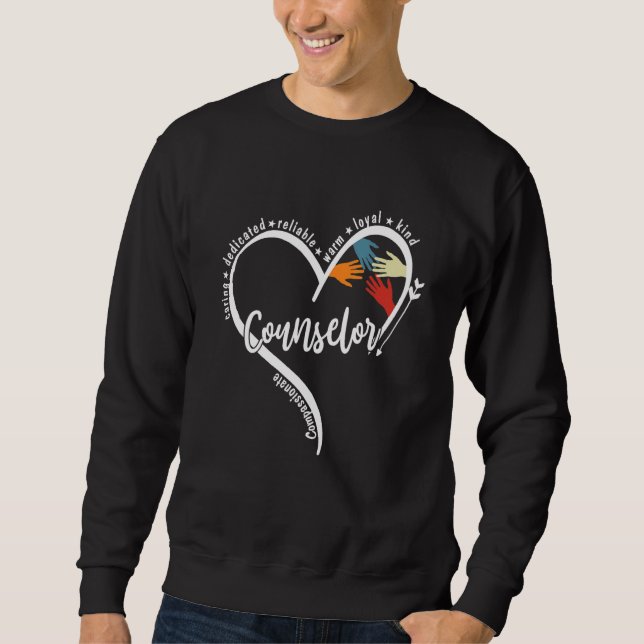 Sweatshirt School Counselor Appreciation Funny Counseling Wee (Devant)
