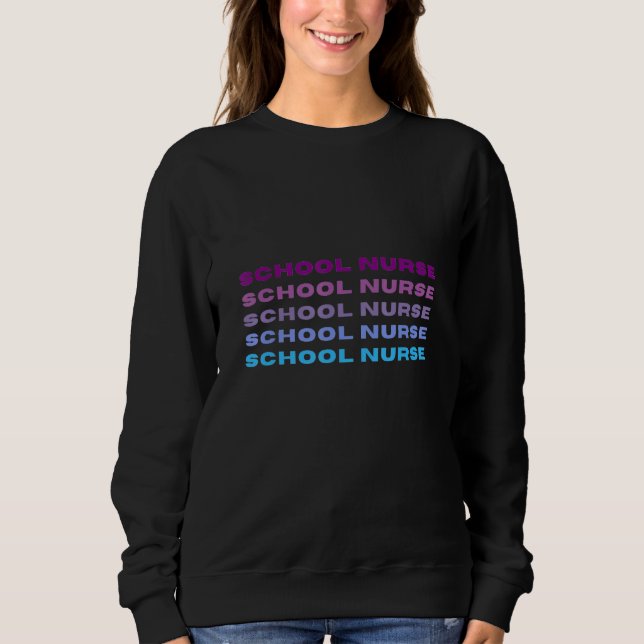 Sweatshirt School Nurse (Devant)