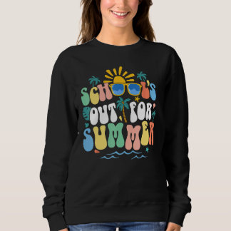 Sweatshirt School's Out For Summer Vacation Retro Last day of
