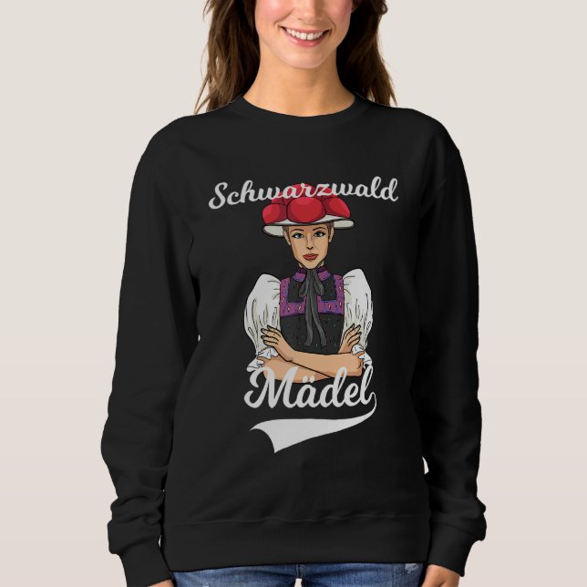 Sweatshirt Schwarzwald Bollenhut Accueil Forêt-Noire Fille (Devant)