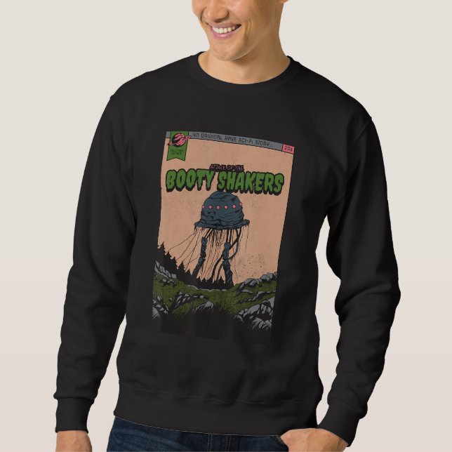 Sweatshirt Sci Fi Rave UFO DnB Music Liquid Junglist EDM Drum (Devant)