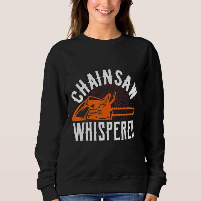 Sweatshirt Scie à canne à épaisser bûcheron 1 (Devant)