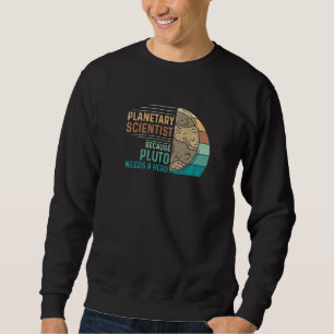 Sweatshirt Science Planétaire Vintage Astronomie Pour Une Pla