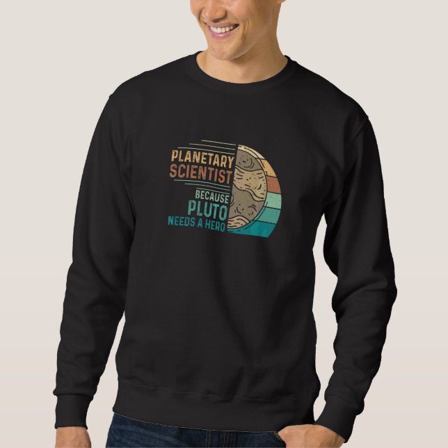 Sweatshirt Science Planétaire Vintage Astronomie Pour Une Pla (Devant)