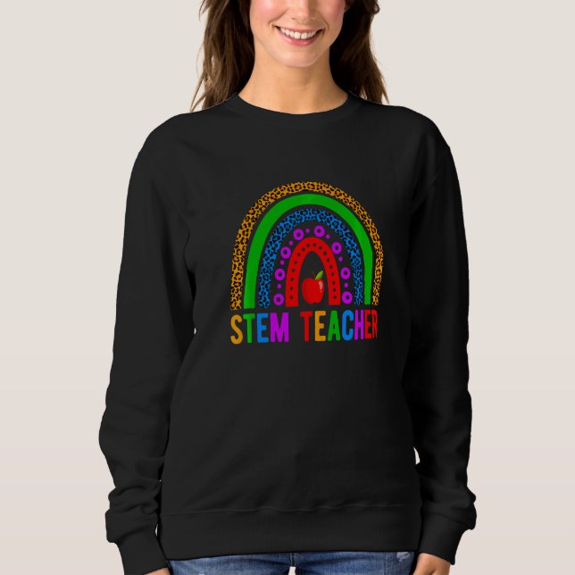 Sweatshirt Science Technologie Ingénierie Mathématiques Profe (Devant)