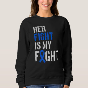 Sweatshirt Sclérose latérale amyotrophique Ruban bleu Son Com