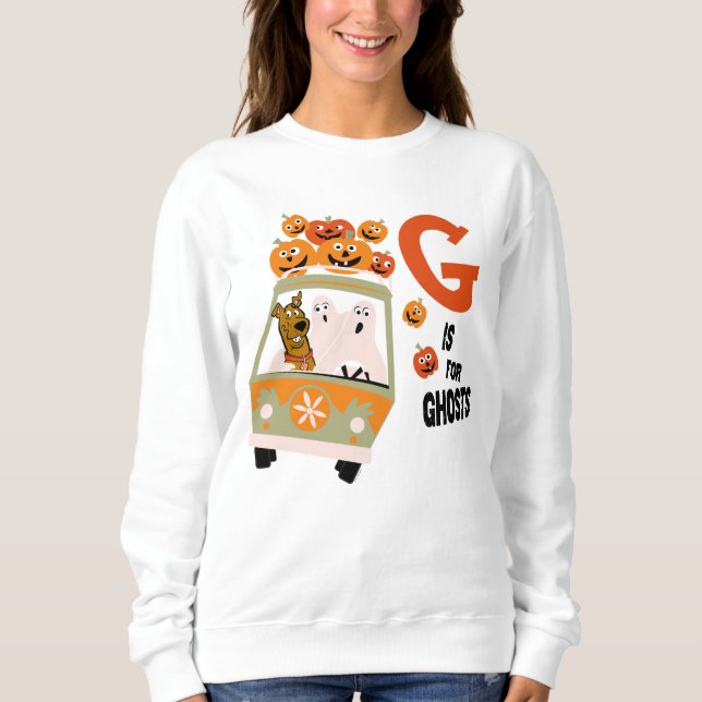 Sweatshirt Scooby-Doo | G est pour Ghosts (Devant)