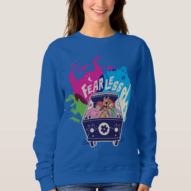 Sweatshirt Scooby-Doo | La Machine Mystérieuse Sans Peur (Devant)