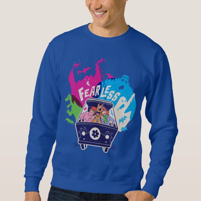 Sweatshirt Scooby-Doo | La Machine Mystérieuse Sans Peur (Devant)