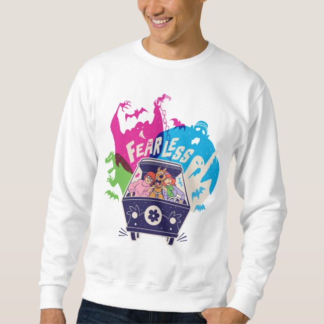 Sweatshirt Scooby-Doo | La Machine Mystérieuse Sans Peur (Devant)