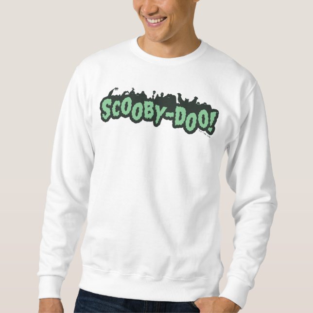 Sweatshirt Scooby-Doo ! Logo Monster Silhouette (Devant)