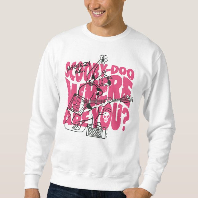 Sweatshirt Scooby Doo Où Es-Tu Punk Guitar Riff (Devant)