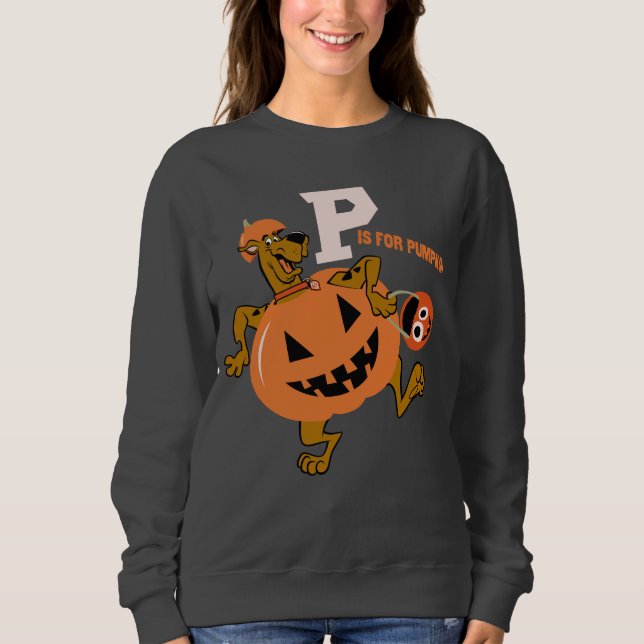 Sweatshirt Scooby-Doo | P est pour le Citrouille (Devant)