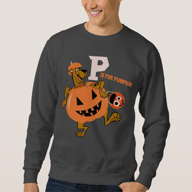 Sweatshirt Scooby-Doo | P est pour le Citrouille (Devant)