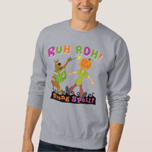 Sweatshirt Scooby-Doo Ruh Roh ! Mauvais sort !
