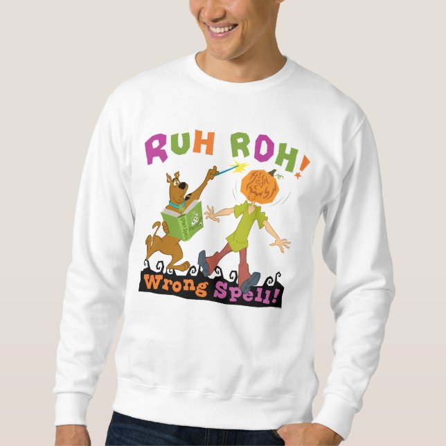 Sweatshirt Scooby-Doo | Ruh Roh ! Mauvais sort ! (Devant)