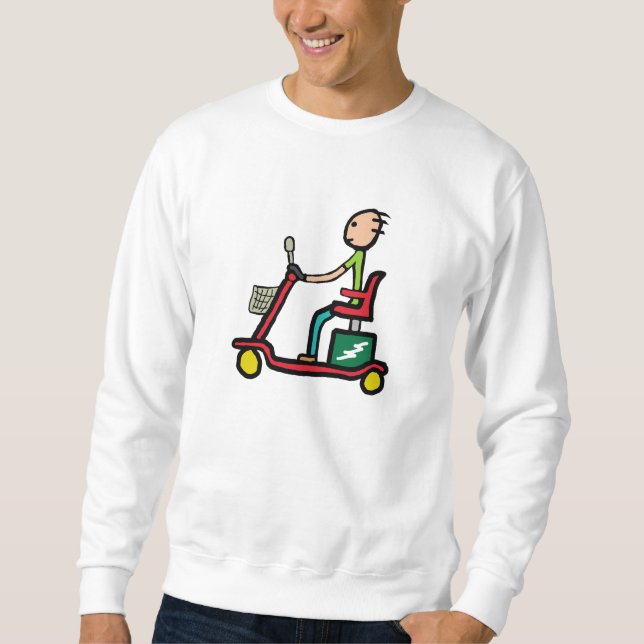 Sweatshirt Scooter de mobilité (Devant)