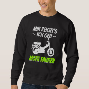 Sweatshirt Scooter Moped Moped Conducteur Mokick Bike Scooter
