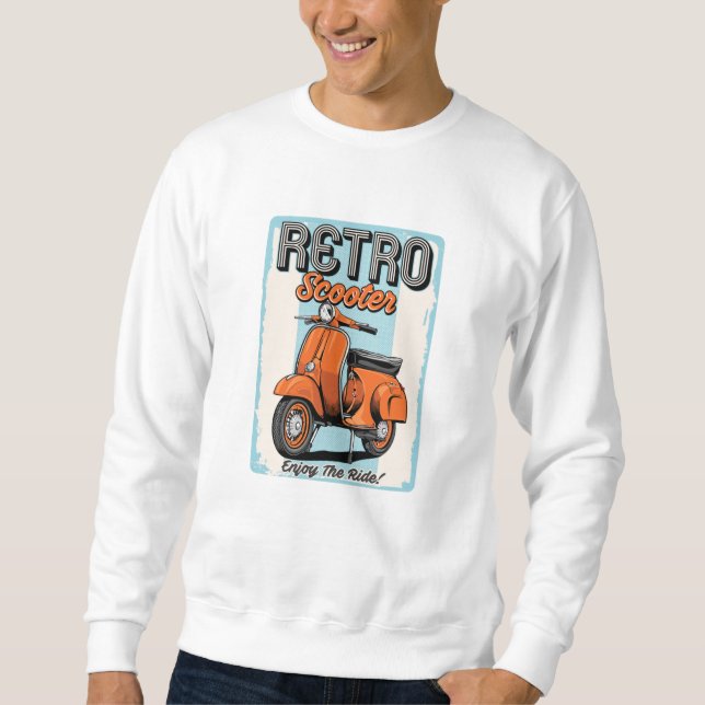 Sweatshirt Scooter Retro (Devant)