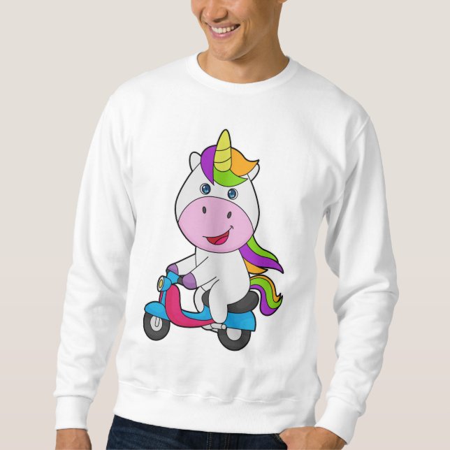Sweatshirt Scooter Unicorn (Devant)