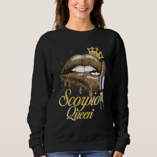 Sweatshirt Scorpio Queen Zodiac Signal Horoscope Anniversaire