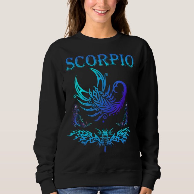 Sweatshirt Scorpio Zodiac - Symbole de naissance 3 (Devant)