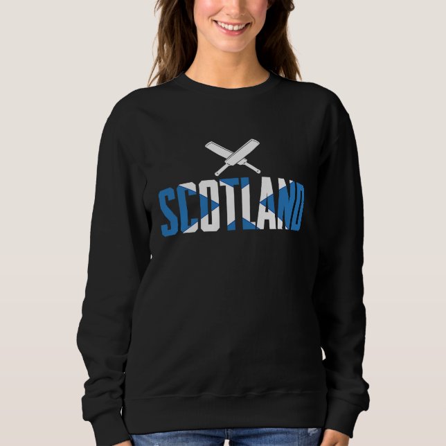 Sweatshirt Scotland Cricket Player  Cricket Sport (Devant)