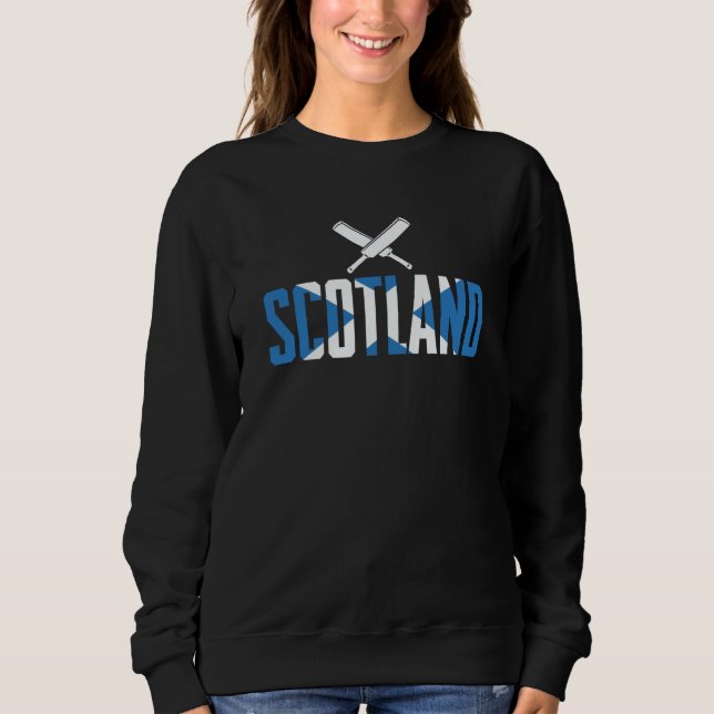 Sweatshirt Scotland Cricket Player Cricket Sport (Devant)
