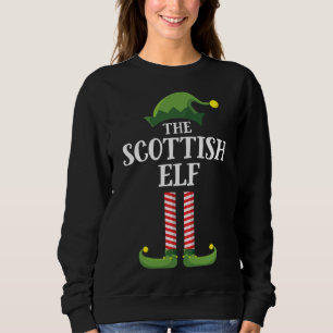 Sweatshirt Scottish Elf Matching Family Group Christmas Party