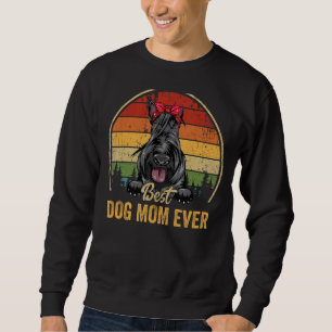 Sweatshirt Scottish Terrier Meilleur Chien Maman Jamais Rétro