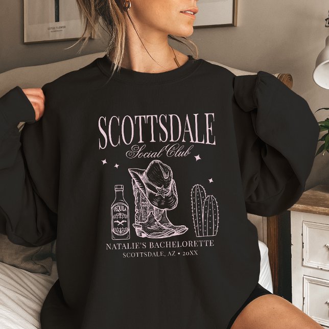 Sweatshirt Scottsdale Bachelorte Party Social Club (Créateur téléchargé)