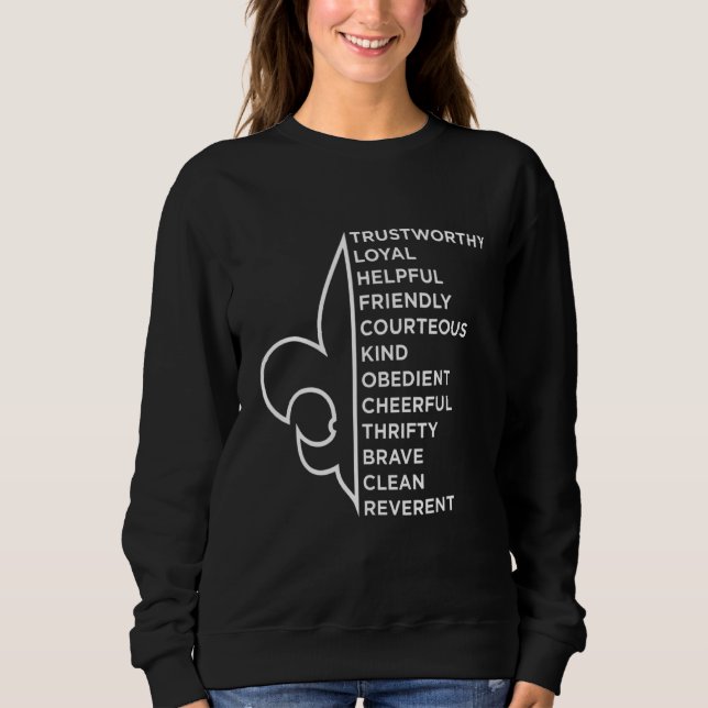 Sweatshirt Scout Law Scoutisme Nouveauté (Devant)