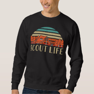 Sweatshirt Scout Life Campfire Aventure Nature Lover Camper