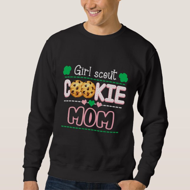 Sweatshirt Scout Pour Filles Cookie Maman Amusante Scouting F (Devant)