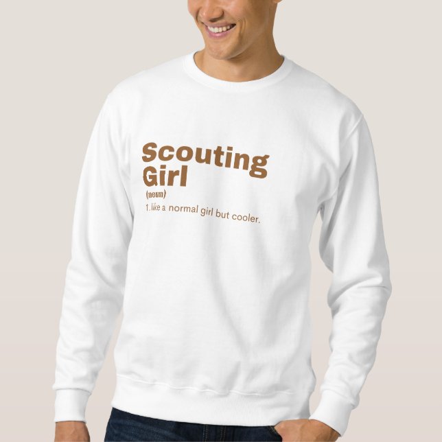 Sweatshirt Scouting Girl - Scoutisme (Devant)