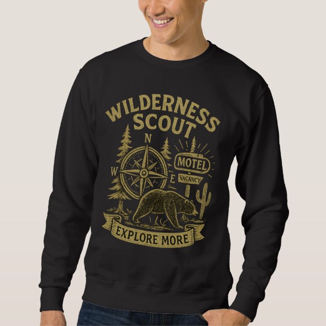 Sweatshirt Scoutisme sauvage - En savoir plus (Devant)
