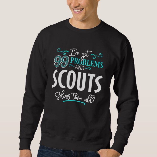 Sweatshirt Scouts Design - Scouts Les Résoudre Tous (Devant)